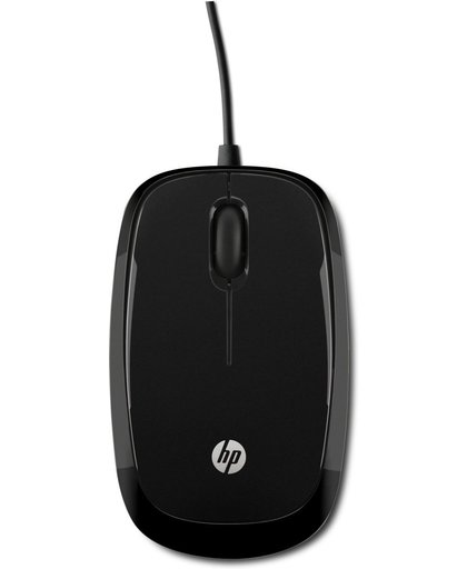 HP X1200 Sparkling Black bekabelde muis