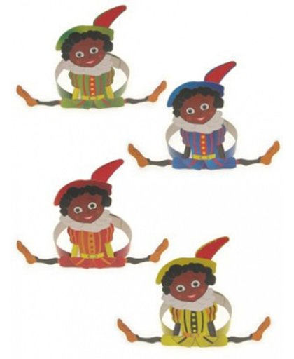 Kartonnen Zwarte Piet hoofdband