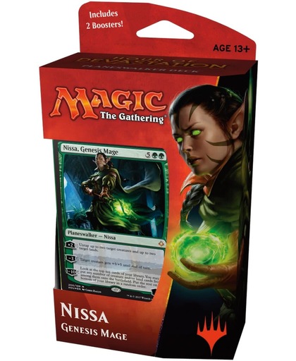 Magic The Gathering Hour of Devastation Planeswalker: Nissa, Genesis Mage