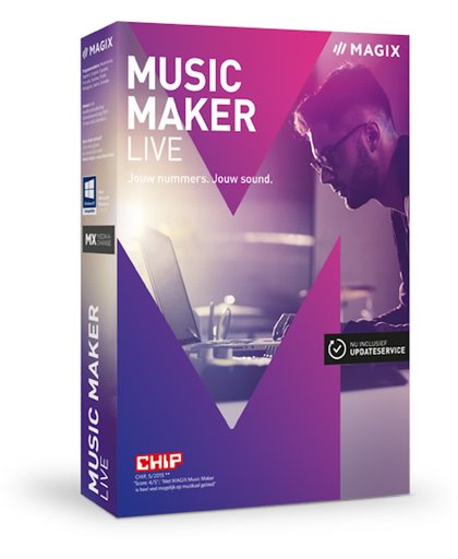 Magix Music Maker Live - Nederlands / Engels / Frans - Windows