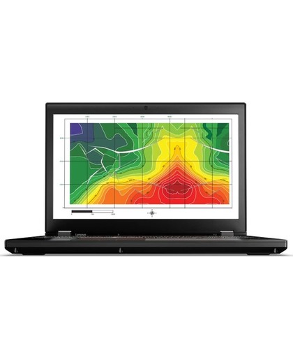 Lenovo ThinkPad P51 Zwart Mobiel werkstation 39,6 cm (15.6") 1920 x 1080 Pixels 2,8 GHz Zevende generatie Intel® Core™ i7 i7-7700HQ