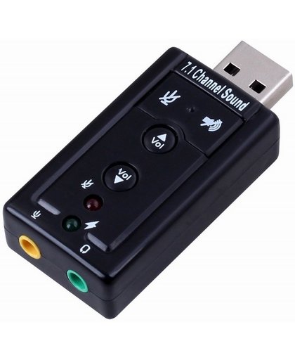 Externe USB geluidskaart surround 7.1 - USB dongle 7.1 - USB sound adapter 7.1 - USB geluidskaart extern 7.1 - Audio kaart dongle USB - Sound card USB - USB surround sound hoofdtelefoon 7.1 - Geluidskaart USB pc - Geluidskaart USB laptop - Externe ge