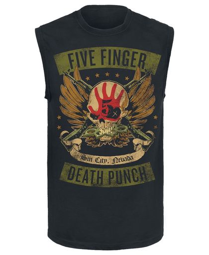 Five Finger Death Punch Locked & Loaded Tanktop zwart