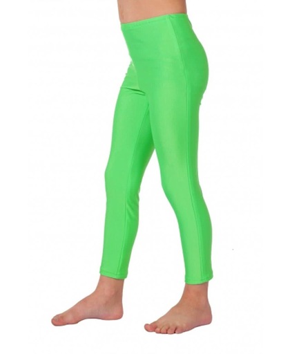 Neon groene kinder legging 116