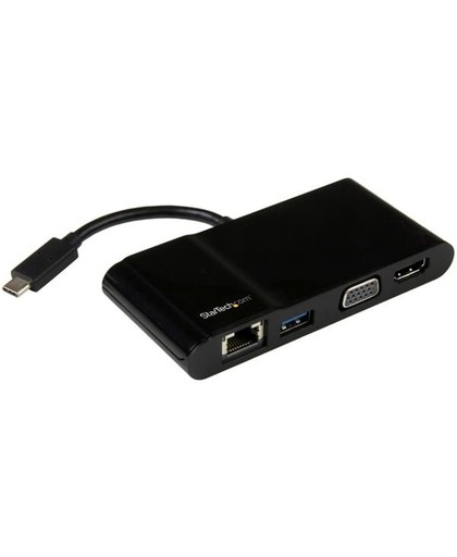 StarTech.com USB-C multiport adapter voor laptops 4K HDMI of VGA GbE -USB 3.0