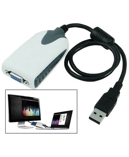 USB naar VGA Multi-Monitor / Multi-Display Adapter, Resolutie: 1680 x1050