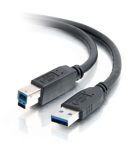 C2G 3m USB 3.0 3m USB A USB B Mannelijk Mannelijk Zwart USB-kabel