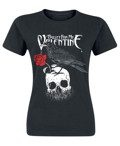 Bullet For My Valentine Raven Girls shirt zwart