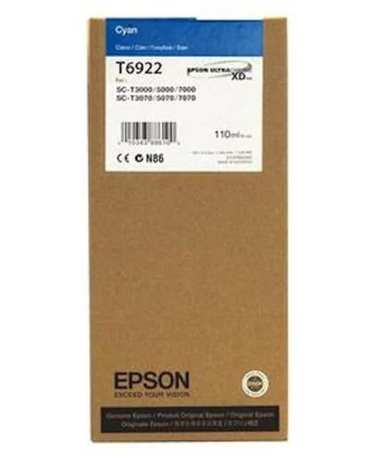Epson Singlepack UltraChrome XD CyanT692200(110ml) inktcartridge