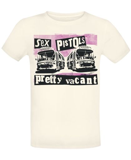 Sex Pistols Pretty Vacant T-shirt gebroken wit