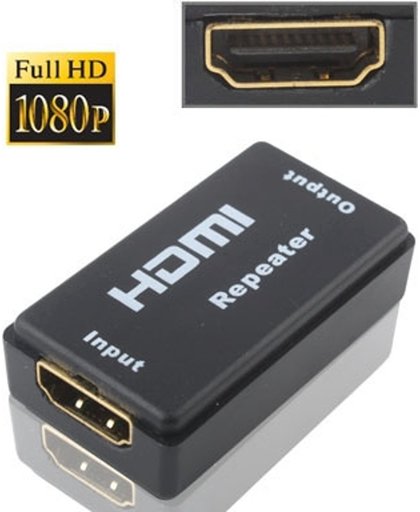 1080P Full HD HDMI Amplifier Repeater, 1.3 Version(zwart)