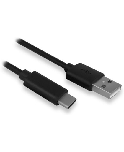 Ewent EW9641 USB-kabel 1 m USB C USB A Mannelijk Zwart