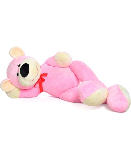 XXL teddybeer - roze - 180 cm