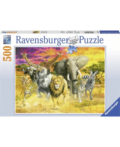 Ravensburger puzzel Afrikaanse dieren - Legpuzzel - 500 stukjes
