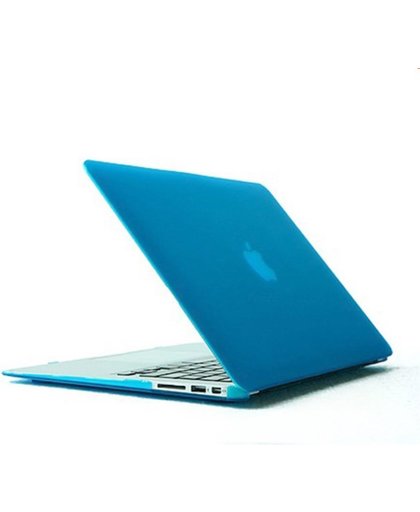 ENKAY Matte PC Protective Shell  + Anti-dust Plugs voor MacBook Air 13.3" | Blauw