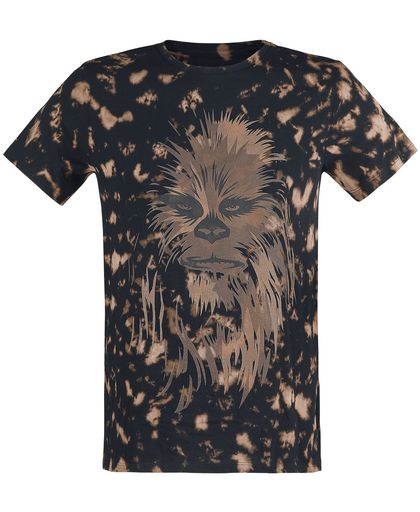 Star Wars Chewbacca T-shirt zwart-bruin