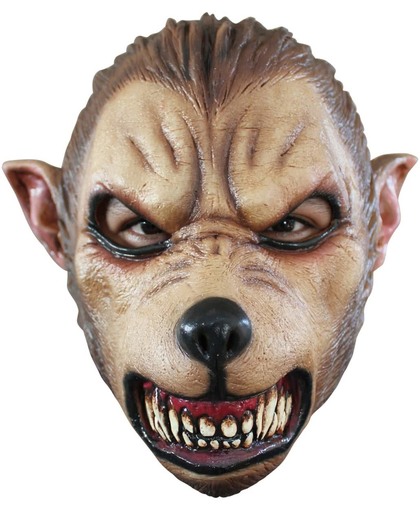 Masker bloeddorstige Wolf  Weerwolf voor volwassenen Halloween - Verkleedmasker - One size