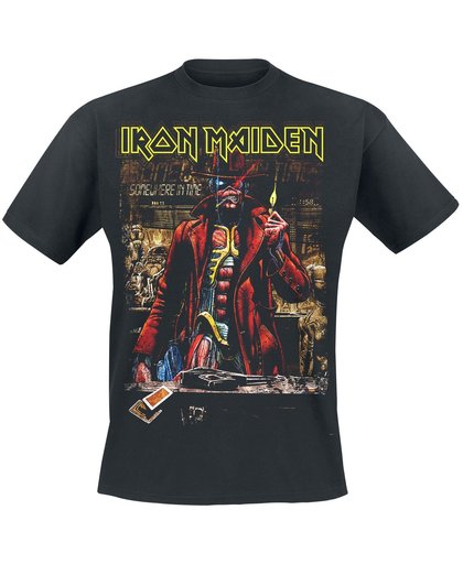 Iron Maiden Stranger Sepia T-shirt zwart