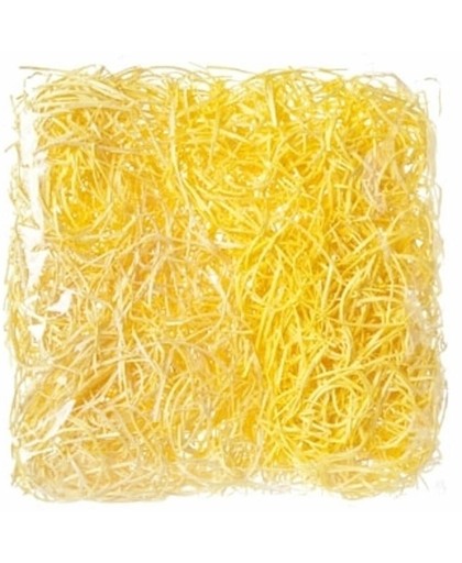 Decoratie paasgras geel 45 gram - Pasen versiering