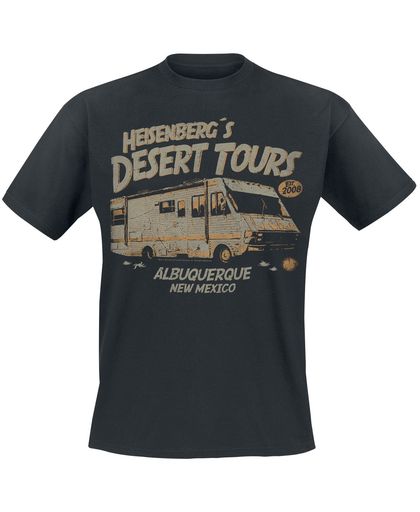 Breaking Bad Heisenberg Desert Tours T-shirt zwart