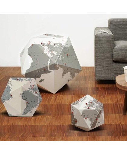 MikaMax - Personal Globe - Extra Large - Wereldbol - Wereldkaart - Vervormbaar - Driedimensionaal