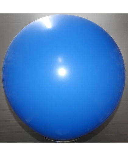 reuze ballon 160 cm 64 inch blauw