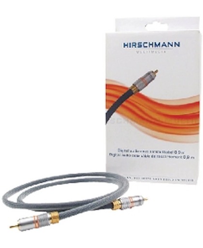 Hirschmann DIGAUDCOAX - Digitaal Coaxiale Kabel - 0.9 m - Zwart
