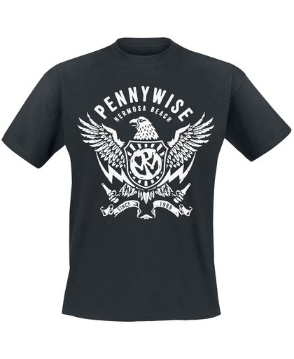 Pennywise Eagle T-shirt zwart