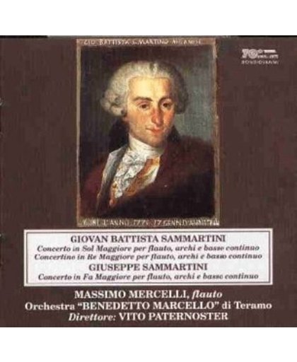 Sammartini: Concerti No. 790-791 Per Flauto E Arch
