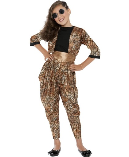 Mini Superster kostuum met luitpaardprint | Kinderverkleedkleding maat 134-140