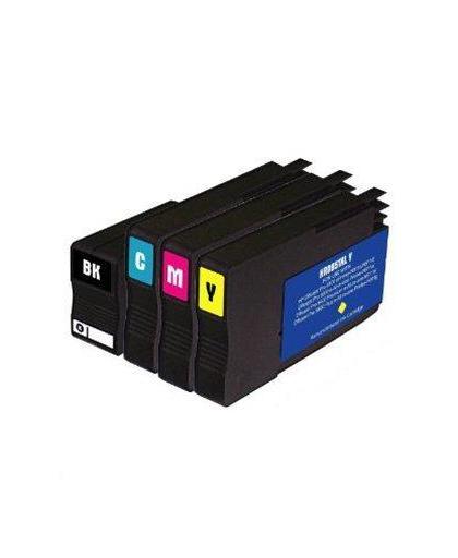 Merkloos - inktcartridge - geschikt voor HP 950XL BK/C/M/Y inktcartridges Multipack (compatible)