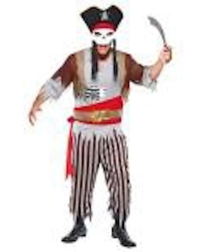 kostuum Zombie zeerover piraten kostum +zwaard- pirates of the carrabian carnaval