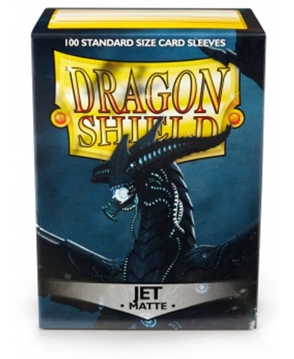 Dragon Shield Standard Sleeves - Matte Jet (100 Sleeves)