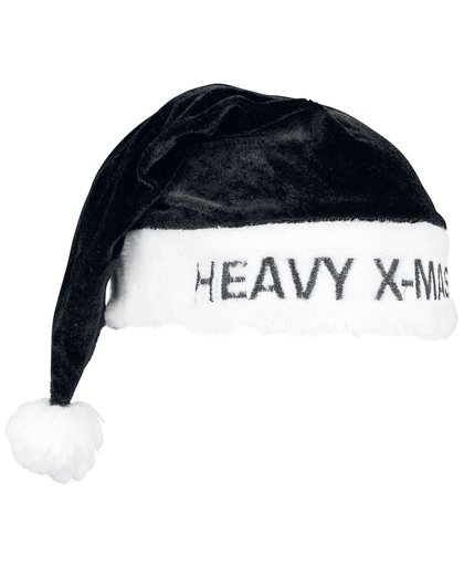 Heavy X-Mas Santa Hat zwart-wit