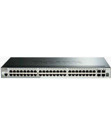 D-Link DGS-1510-52 netwerk-switch Managed L3 Gigabit Ethernet (10/100/1000) Zwart