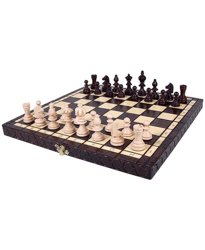 schaakcassette 35x35cm (koningshoogte 65cm)