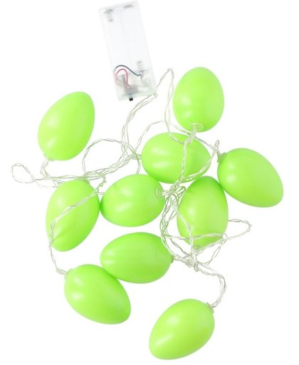 Groene paaseieren met LED aan snoer - Pasen versiering