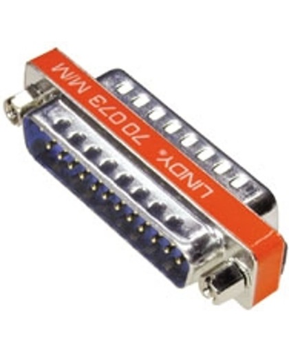 Lindy 25-pin D Mini Gender Changer 25-pin D 25-pin D kabeladapter/verloopstukje