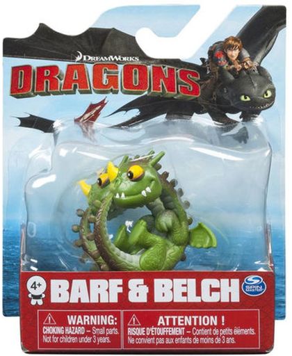 Hoe tem je een draak mini dragon - Barf & Belch 5 cm