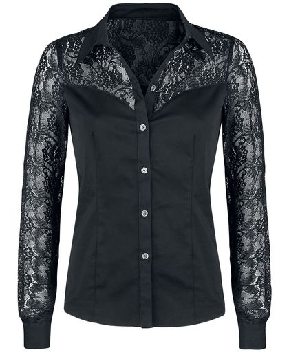 Gothicana by EMP Season Of The Witch Girls blouse zwart