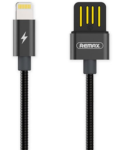 Oplaadkabel voor Apple iPhone 7 / 6 (S) (Plus) / 5 / iPad 2017 9.7 - Lightning Kabel naar USB voor Oplader en Data - 1 Meter Lightningcable