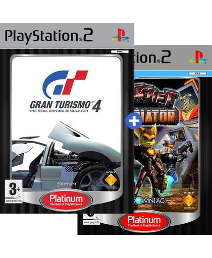 Twinpack Gran Turismo 4 & Ratchet Gladiator