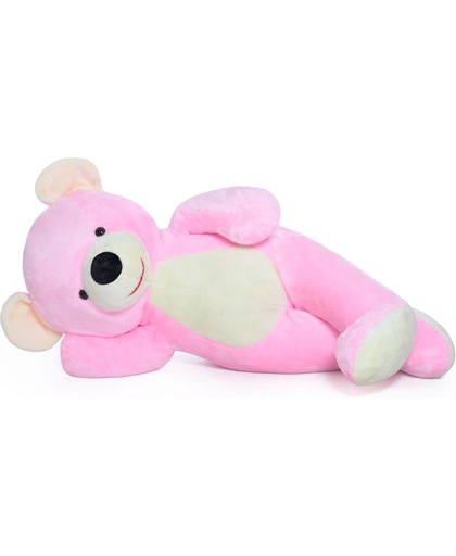XXL teddybeer - roze - 155 cm