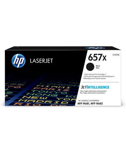 HP 657X Lasertoner 28000 pagina's Zwart