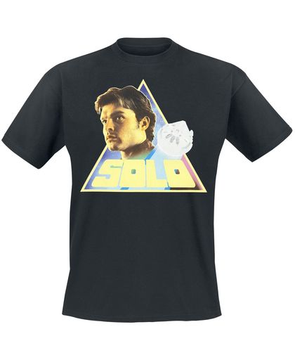 Star Wars Solo: A Star Wars Story - Retro Triangle Solo T-shirt zwart