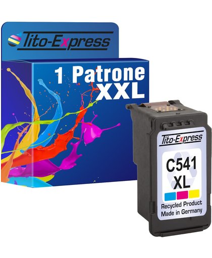 Tito-Express PlatinumSerie PlatinumSerie® 1 Patrone voor Canon CL-541 XL Color MG2140 / MG2150 / MG2250 / MG3140 / MG3150 / MG3250 / MG3255 / MG3550 / MG4140 / MG4150 / MG4250 / MX370 / MX375 / MX395 / MX435 / MX455 / MX515 / MX525