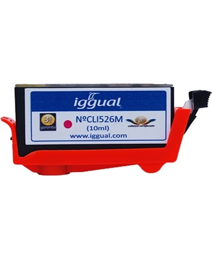 iggual PSICLI526M 10ml Magenta inktcartridge