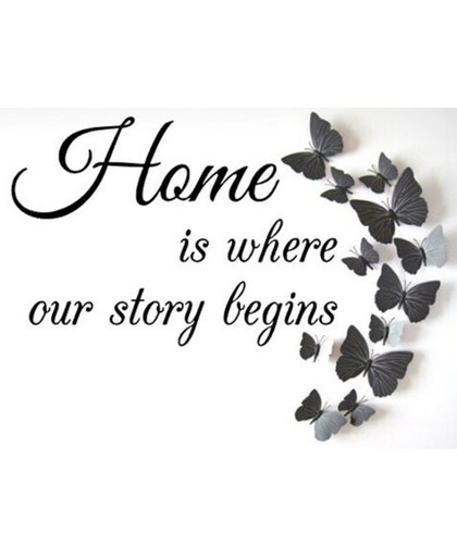 Diamond Painting - Home is where our Story begins - 30x25 cm - FULL - Volledig - SEOS Shop ®
