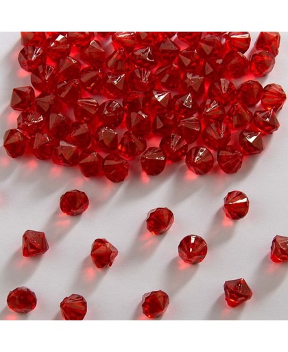Diamantjes rood 9 mm