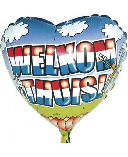 Welkom Thuis Ballon voor lucht 45cm leeg